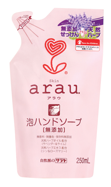 Arau Foaming Hand Soap refill 500  ml - Мыло пенное для рук 500  мл. (картридж) 4973512257797 - фото 1