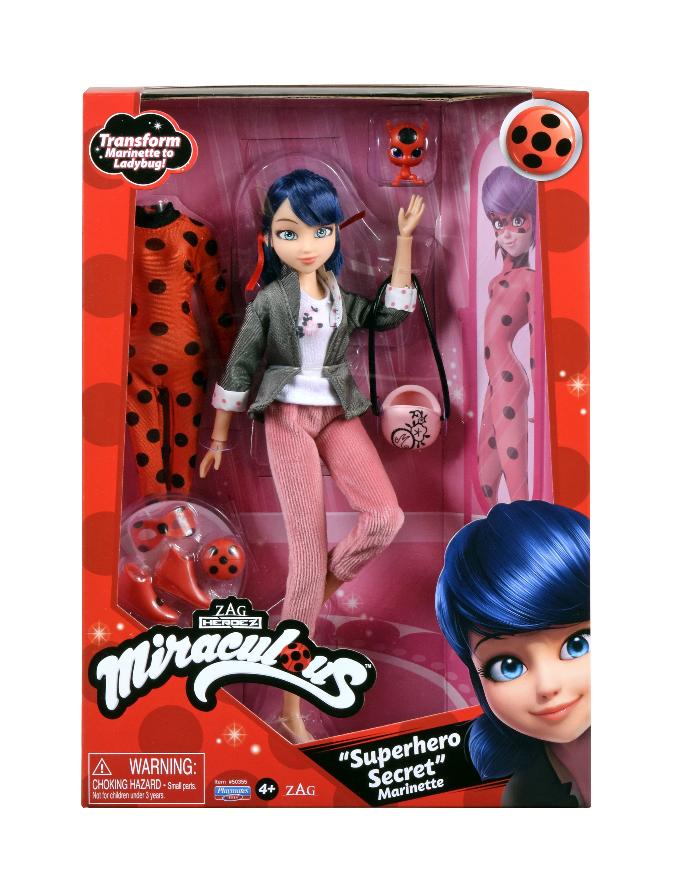 фото Леди баг и супер-кот игровой набор miraculous кукла тайный супергерой: маринет