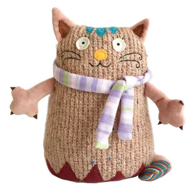 

Мягкая игрушка Gulliver Кот Котейка, 15 см розовый