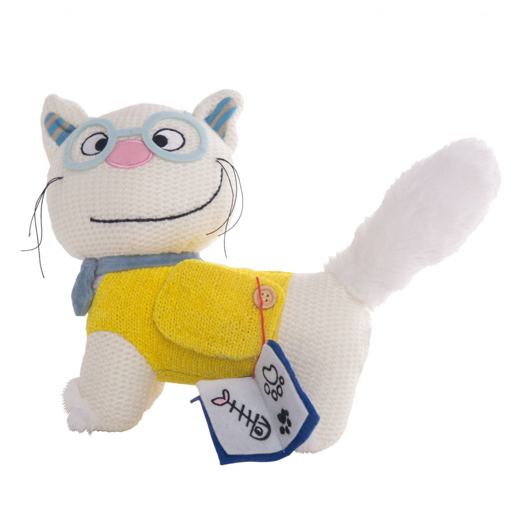 Мягкая игрушка Gulliver Кот ботаник, 23 см - купить в интернет-магазине ...