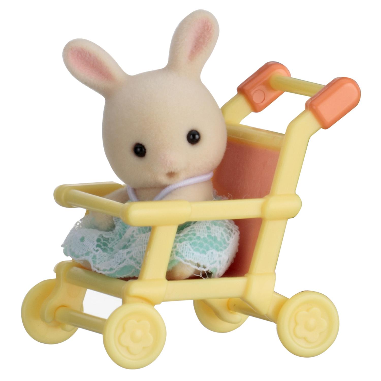 Sylvanian Families набор "Младенец кролик в коляске " 5200 - фото 1