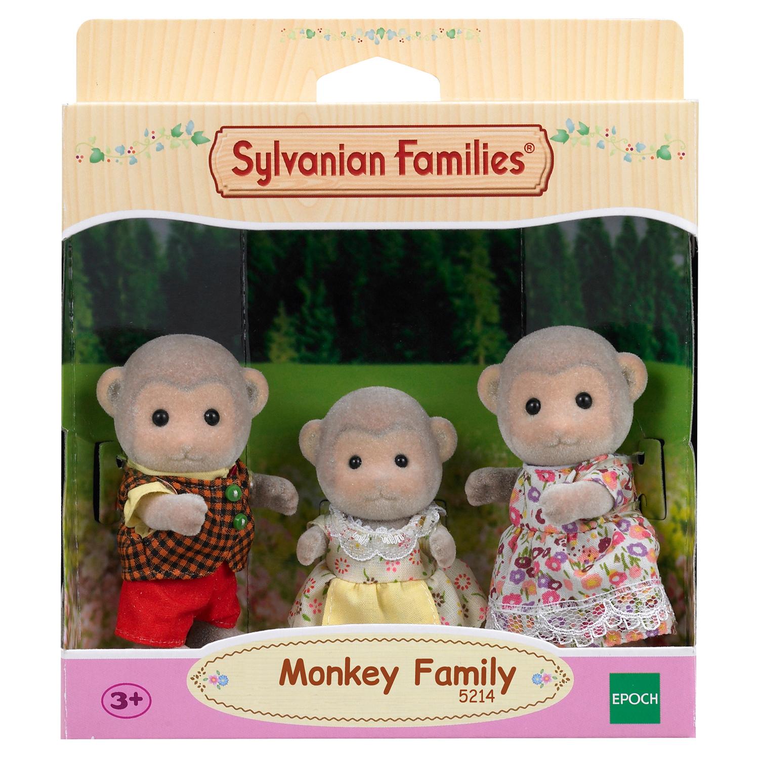 фото Sylvanian families набор &quot;семья обезьян&quot;, 3 фигурки