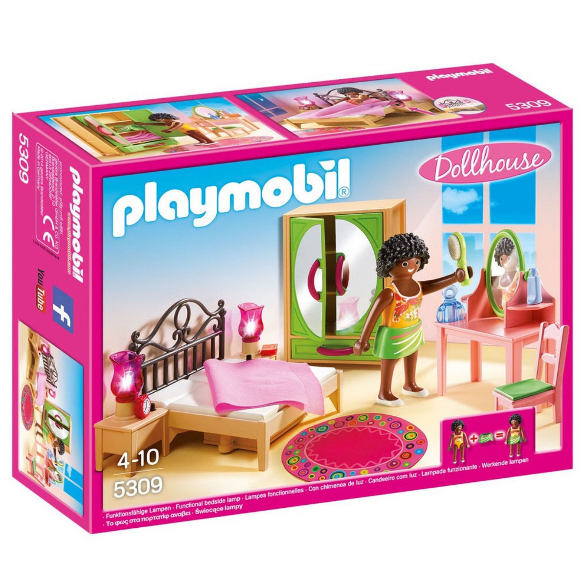 Playmobil Конструктор Спальная комната с туалетным столиком 5309pm - фото 1