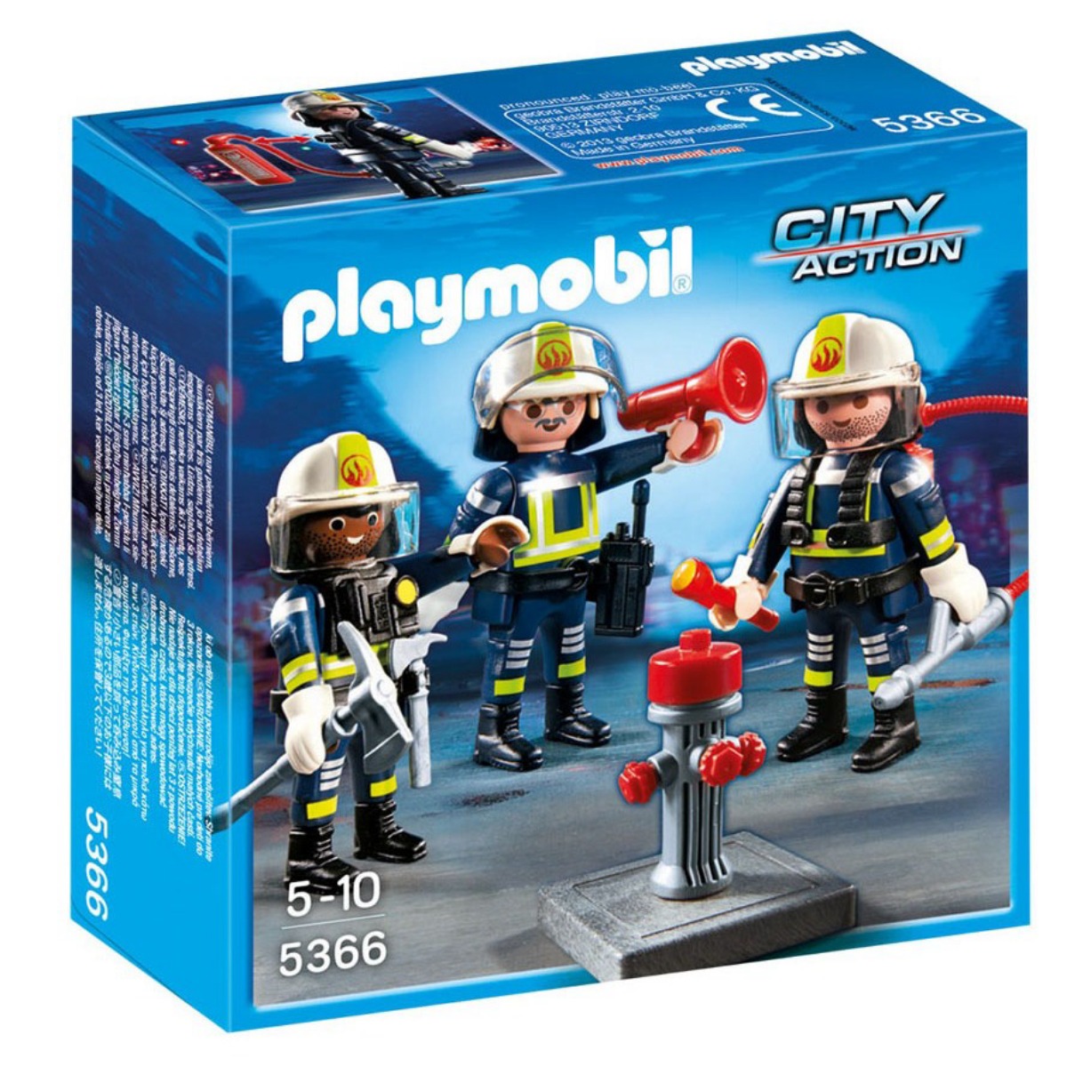 Playmobil Конструктор Команда пожарников 5366pm - фото 1