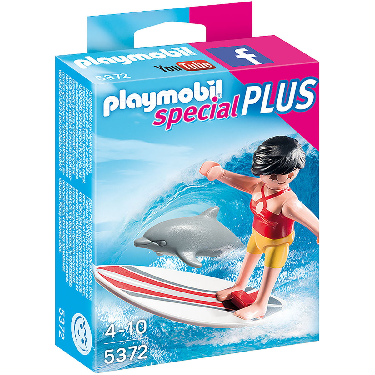 фото Конструктор playmobil экстра-набор: сёрфингист с доской