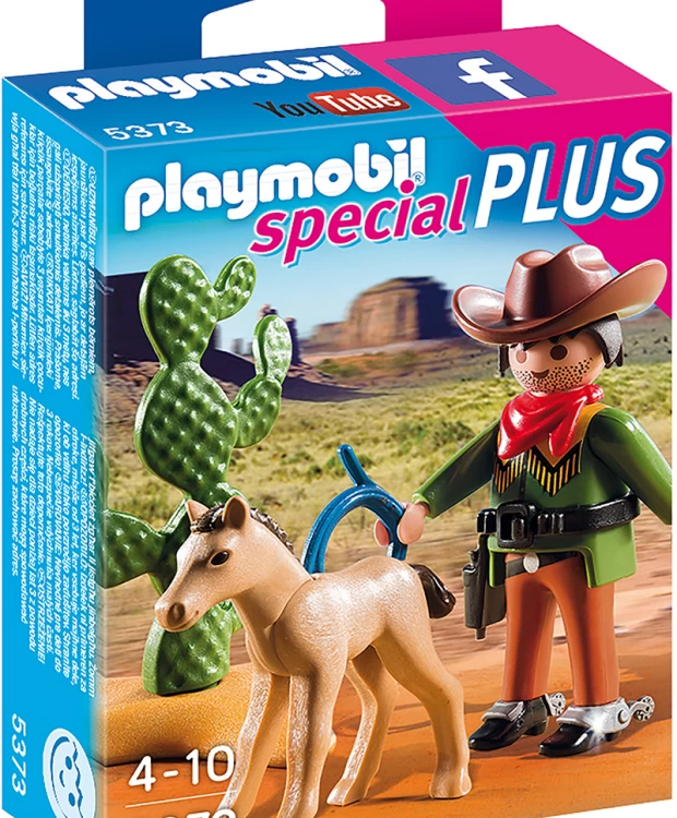 Playmobil Конструктор Ковбой с жеребенком - фото 2