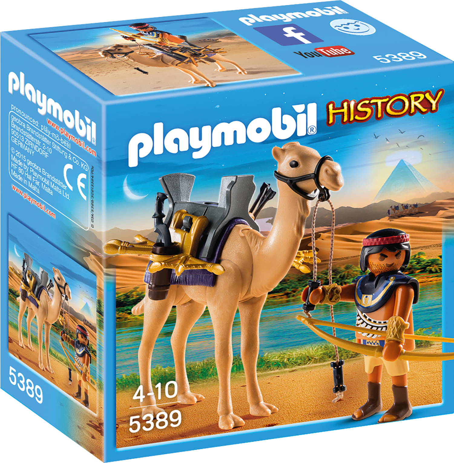 Playmobil Конструктор Египетский воин с верблюдом 5389pm - фото 1