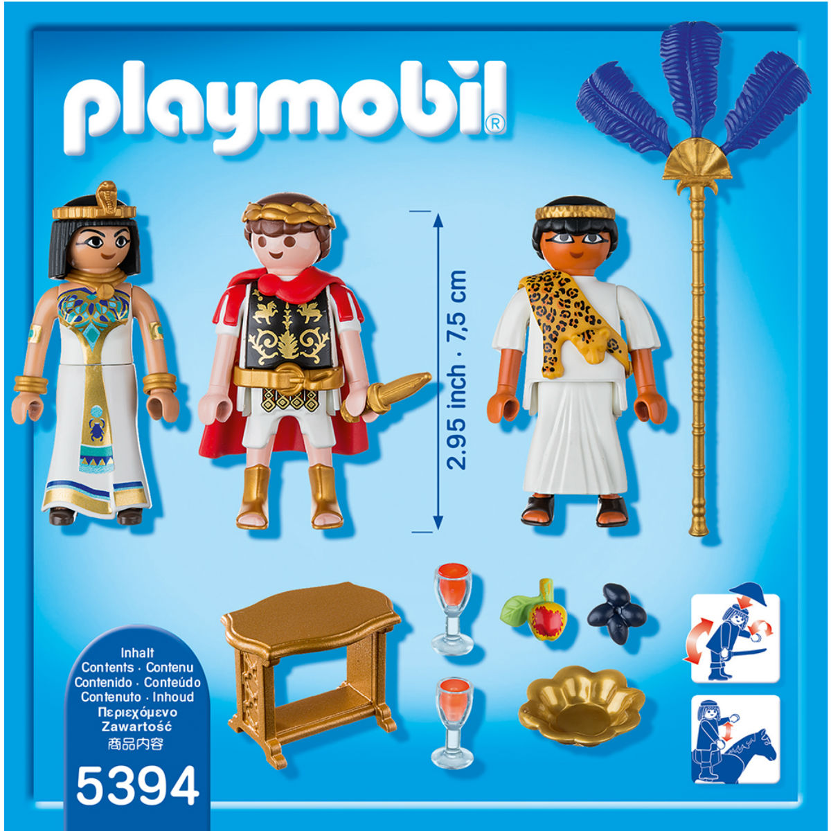 Playmobil Конструктор Цезарь и Клеопатра 5394pm - фото 2