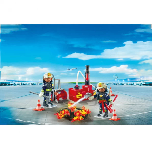Playmobil Конструктор Операция по тушению пожара с водяным насосом - фото 2