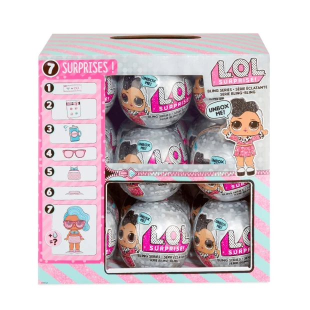 Игрушка LOL в шаре Surprise! Блестящие, 1 шт