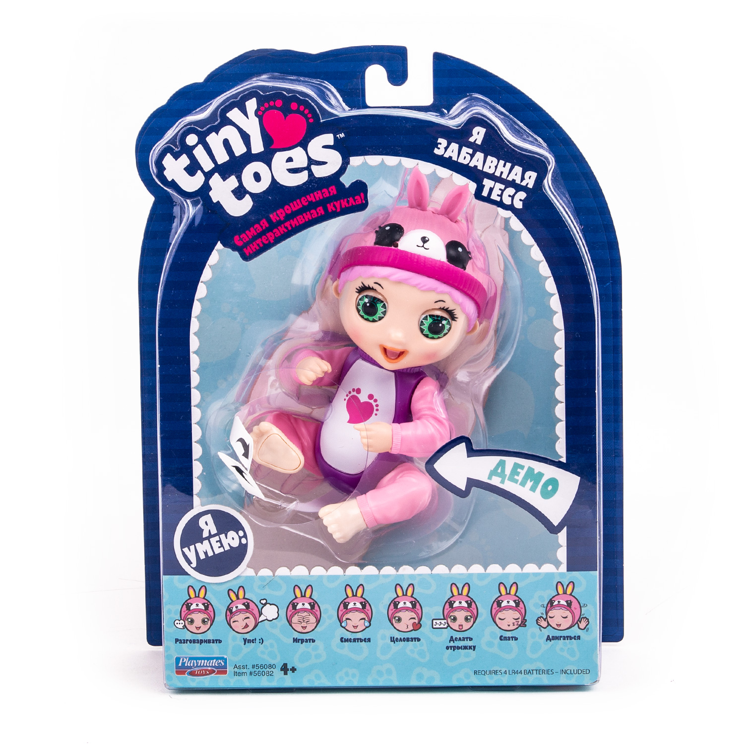 

Интерактивная игрушка Tiny Toes, Зайка, 56082