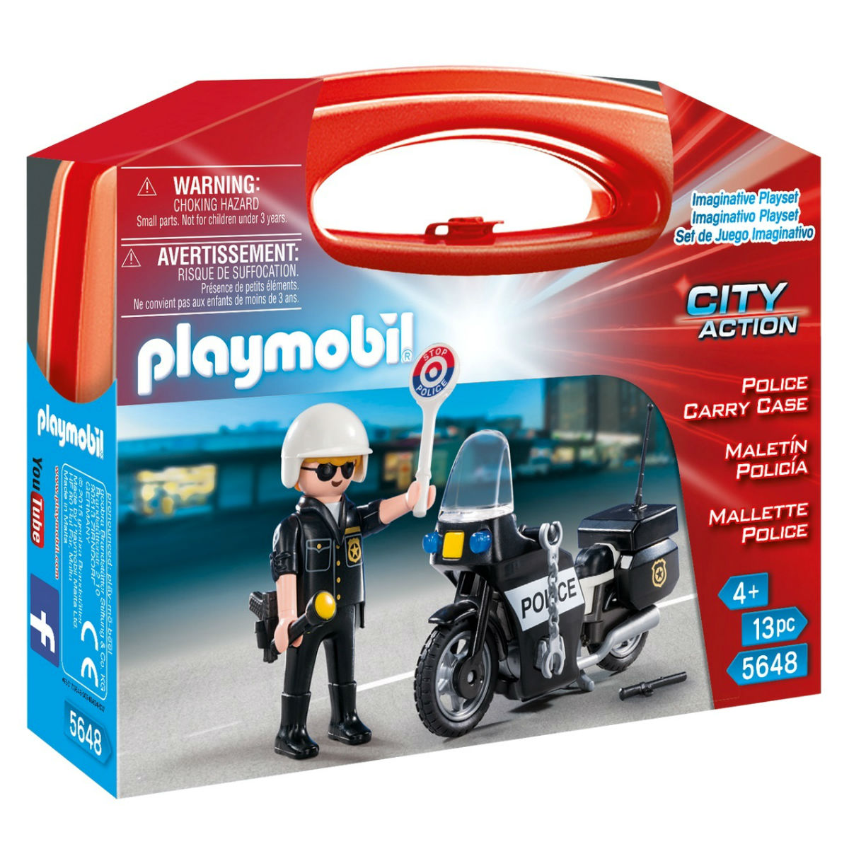 

Конструктор Playmobil Возьми с собой: Полиция, 5648pm