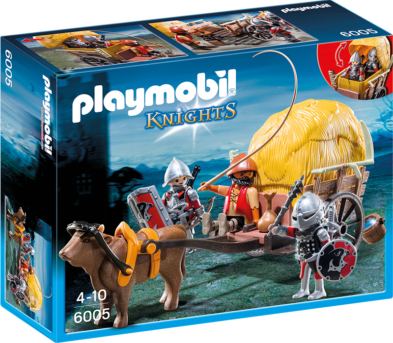 

Конструктор Playmobil Рыцари: Рыцари Сокола с камуфляжной повозкой, 6005pm