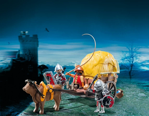 Playmobil Конструктор Рыцари Сокола с камуфляжной повозкой - фото 2