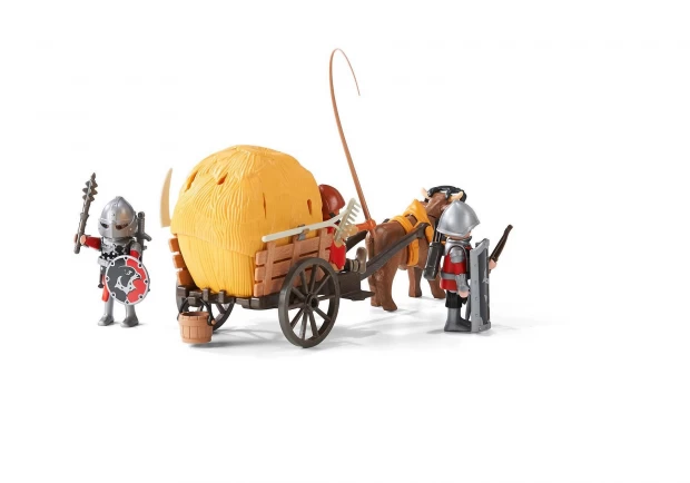 Playmobil Конструктор Рыцари Сокола с камуфляжной повозкой - фото 4