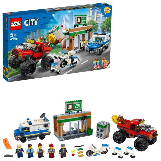 

LEGO CITY Конструктор "Ограбление полицейского монстр-трака"