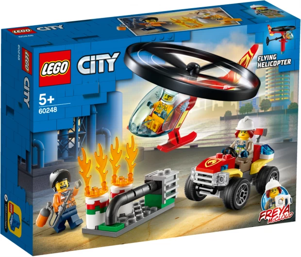 LEGO CITY Конструктор "Пожарный спасательный вертолёт"