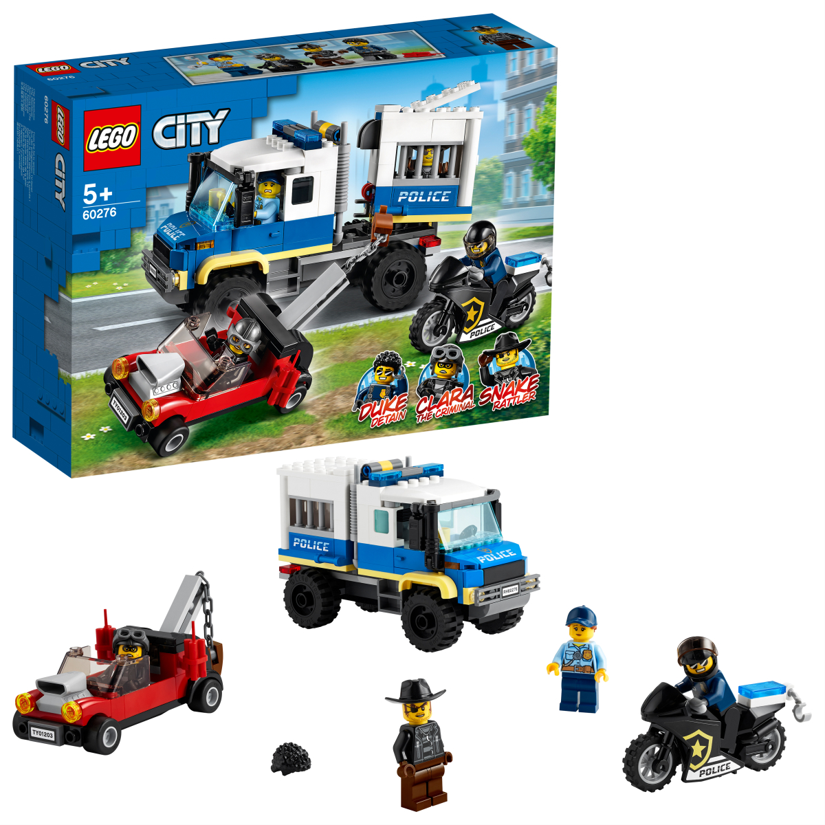LEGO CITY Конструктор "Транспорт для перевозки преступников" 60276 - фото 1
