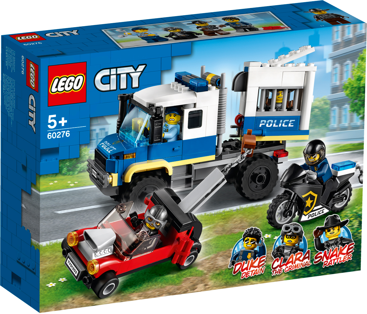 LEGO CITY Конструктор "Транспорт для перевозки преступников" 60276 - фото 3