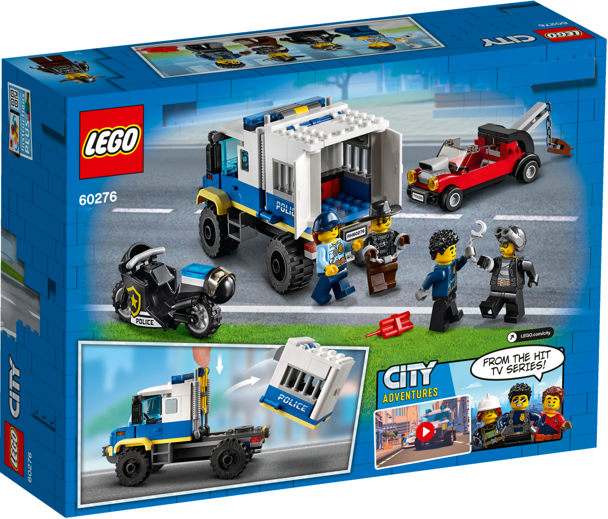 LEGO CITY Конструктор "Транспорт для перевозки преступников" 60276 - фото 4