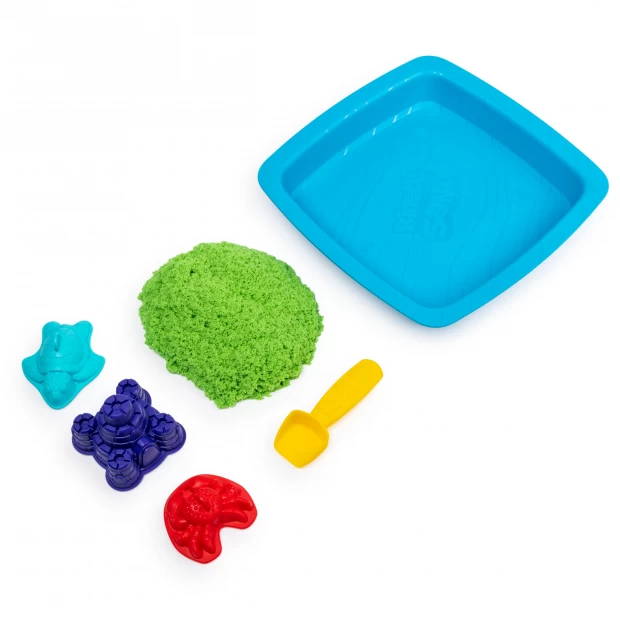 фото Kinetic sand кинетический песок набор для лепки песочница с формочками