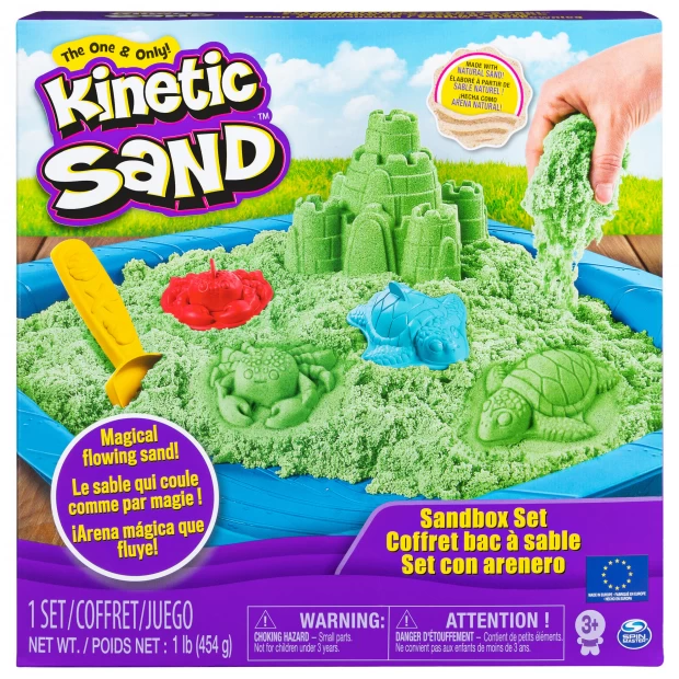 фото Kinetic sand кинетический песок набор для лепки песочница с формочками