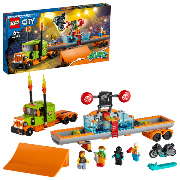 LEGO CITY Конструктор "Грузовик для шоу каскадёров" 60294