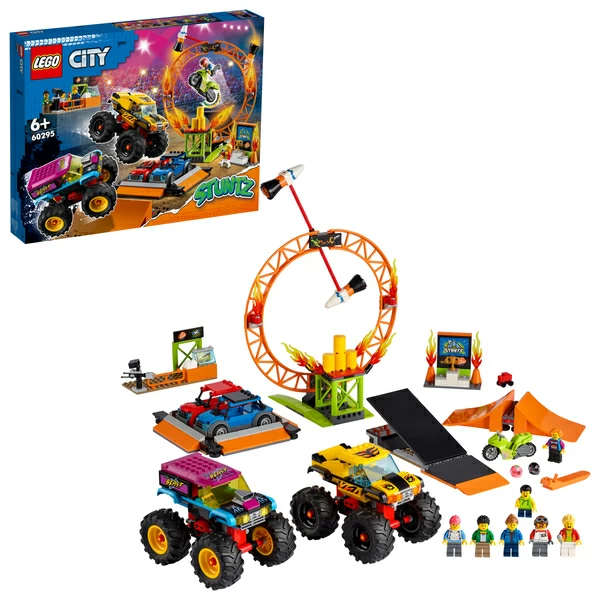 LEGO CITY Конструктор Арена для шоу каскадёров конструктор lego city парк каскадёров 60293