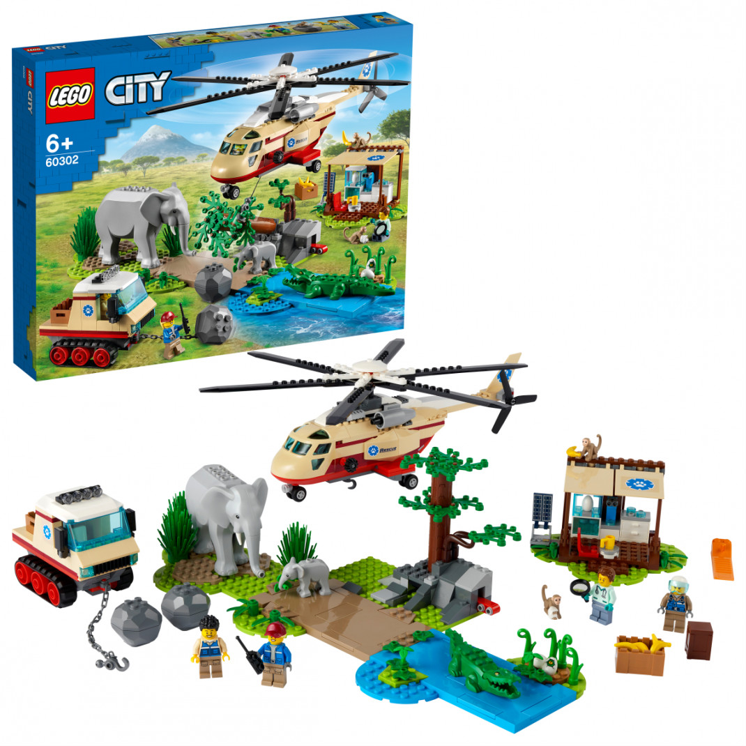 Lego LEGO CITY Конструктор Операция по спасению зверей