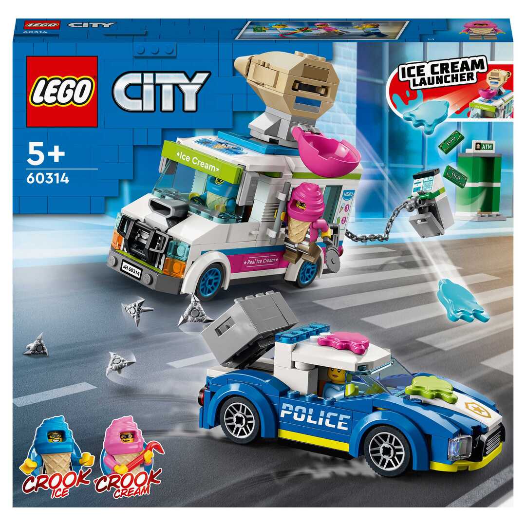 LEGO City Police  Конструктор "Погоня полиции за грузовиком с мороженым" 60314 - фото 2