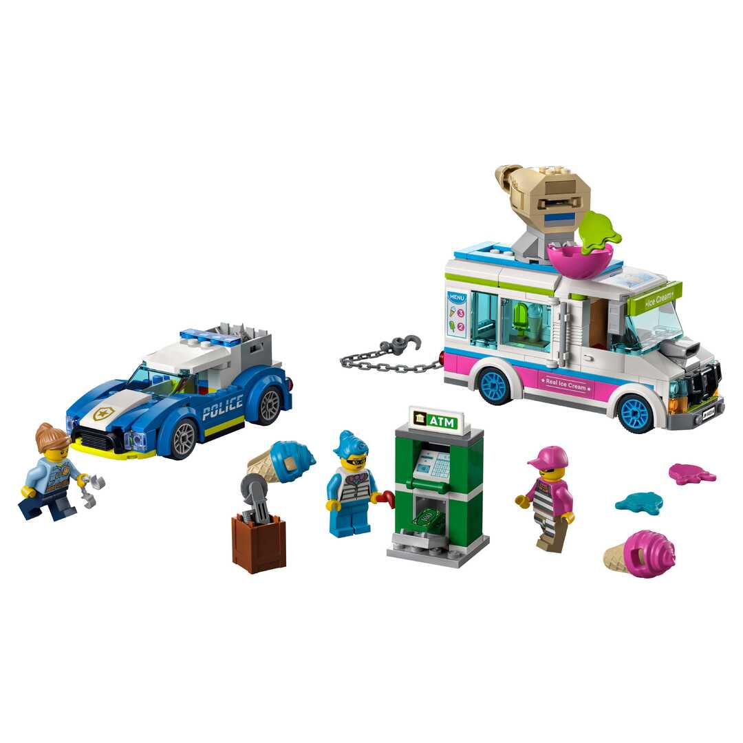 LEGO City Police  Конструктор "Погоня полиции за грузовиком с мороженым" 60314 - фото 4