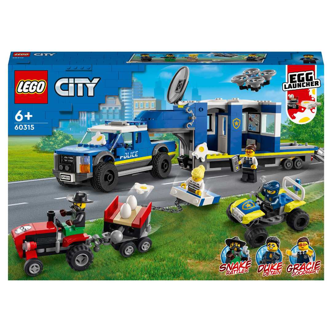 LEGO City Police Конструктор "Полицейский мобильный командный трейлер" 60315 - фото 2