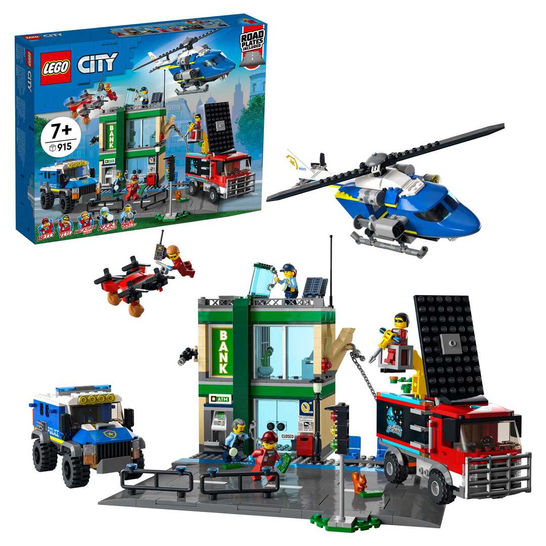 LEGO City Police  Конструктор "Полицейская погоня в банке"