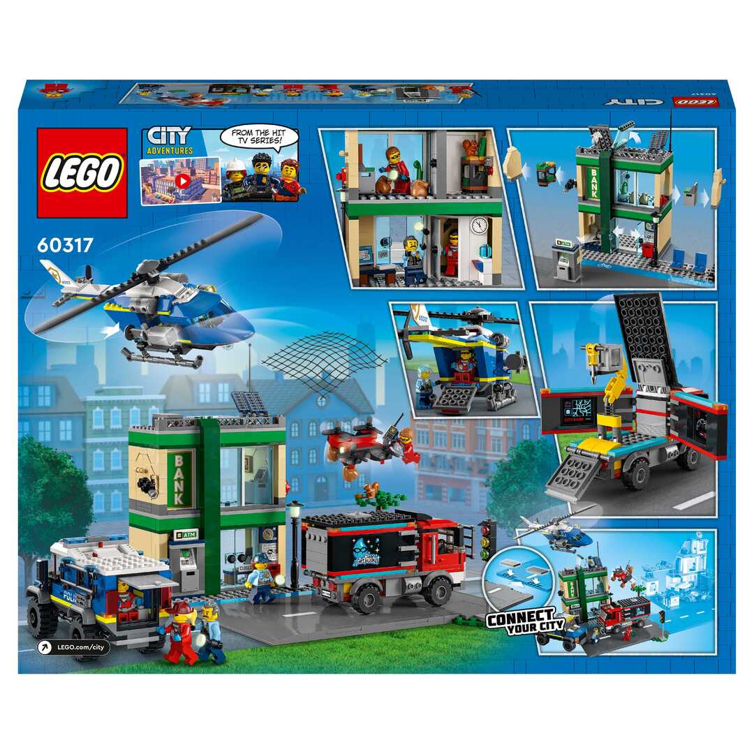 LEGO City Police  Конструктор "Полицейская погоня в банке" 60317 - фото 3