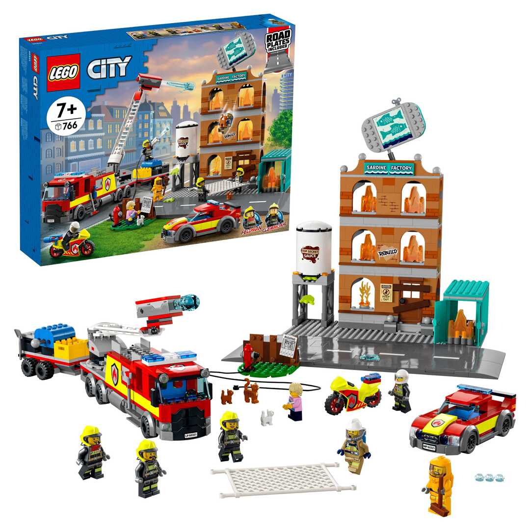 LEGO City Fire  Конструктор "Пожарная команда" 60321 - фото 1