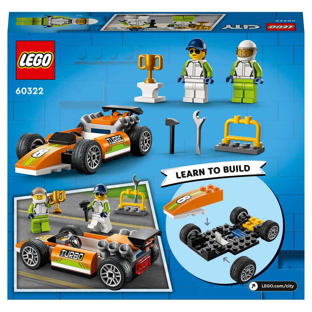 LEGO City Great Vehicles  Конструктор "Гоночный автомобиль" 60322 - фото 3