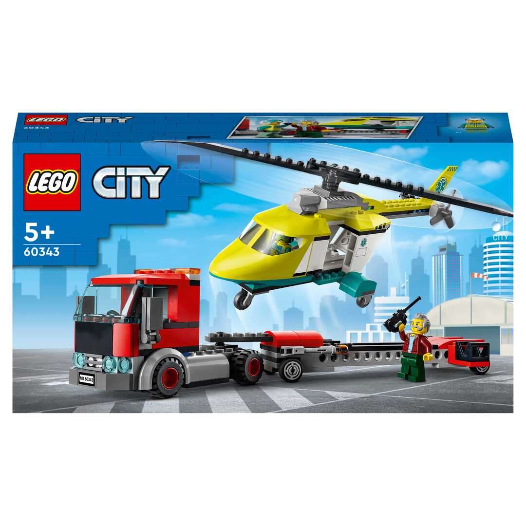 LEGO City Great Vehicles Конструктор "Грузовик для спасательного вертолёта" 60343 - фото 2