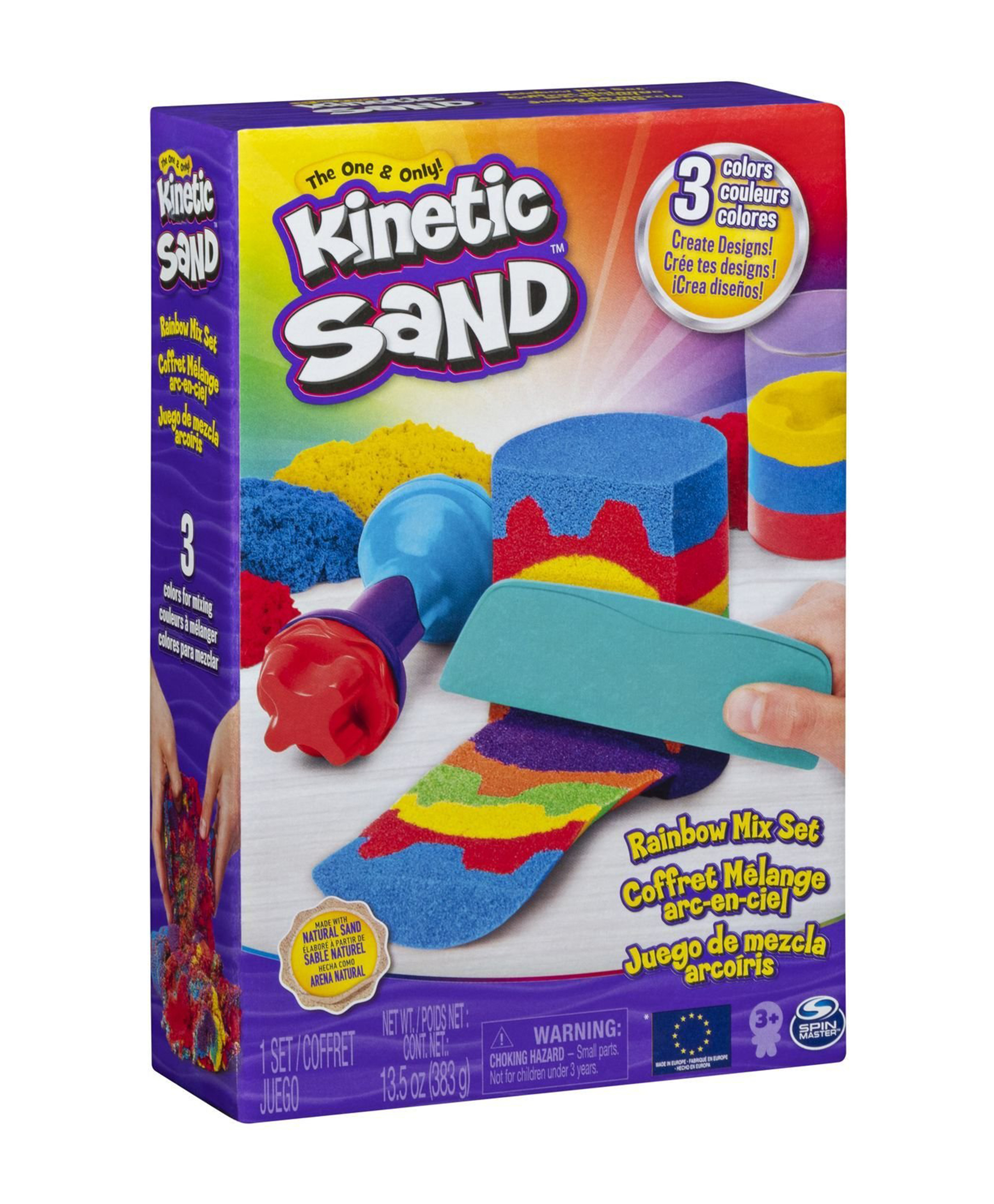 Kinetic Sand Кинетический песок Набор для лепки Радуга 6053691