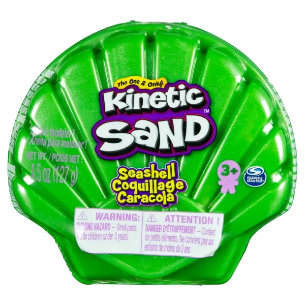 фото Kinetic sand кинетический песок набор для лепки ракушка