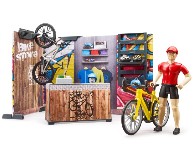 фото Игровой набор велосипедный магазин bruder