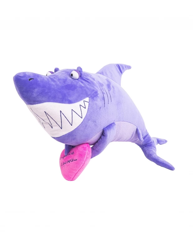 фото Мягкая игрушка акула зубастик подарок девушке button blue мягкая игрушка