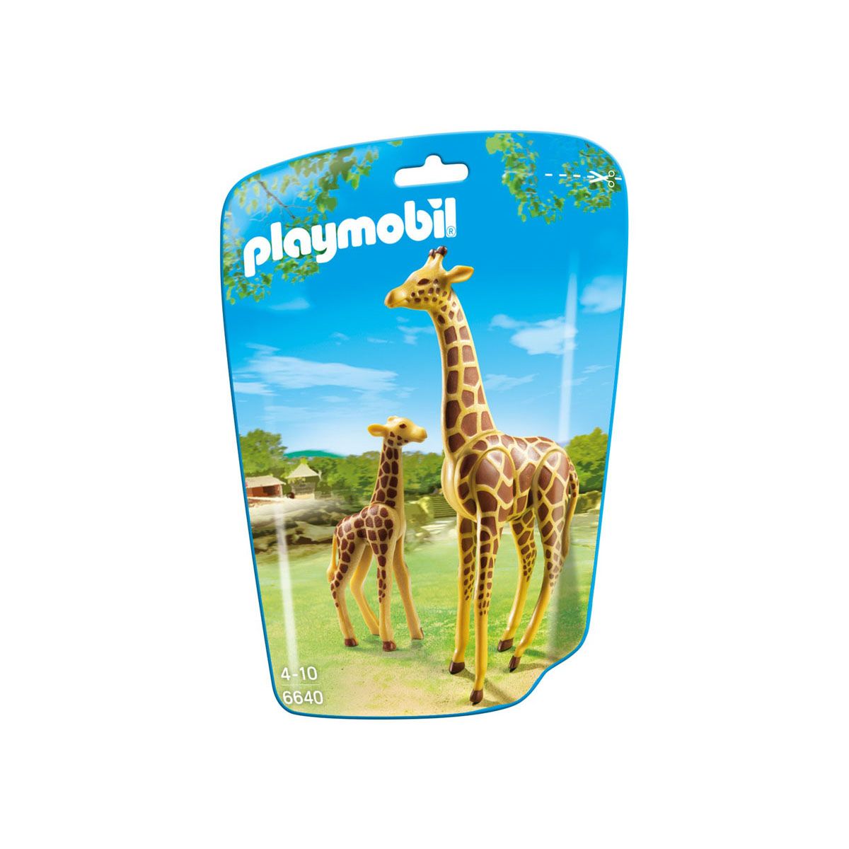 Playmobil Конструктор Жираф со своим детенышем жирафом 6640pm - фото 2