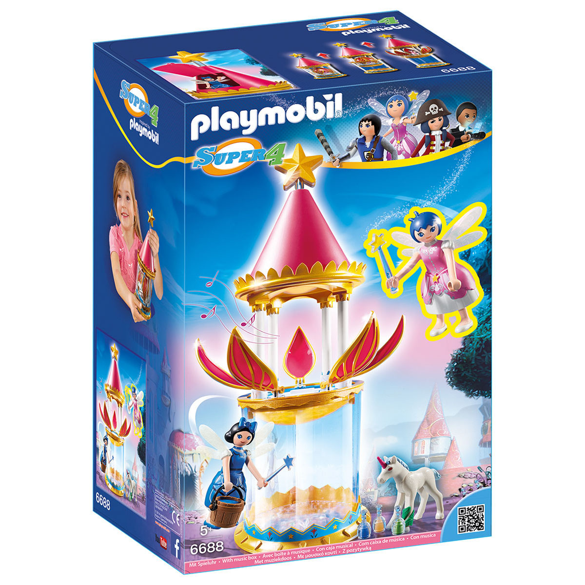 

Playmobil Конструктор Музыкальные Цветочная Башня с Твинкл, 6688PM