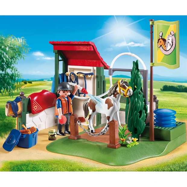 Playmobil Конструктор Грумерская станция для лошадей - фото 3