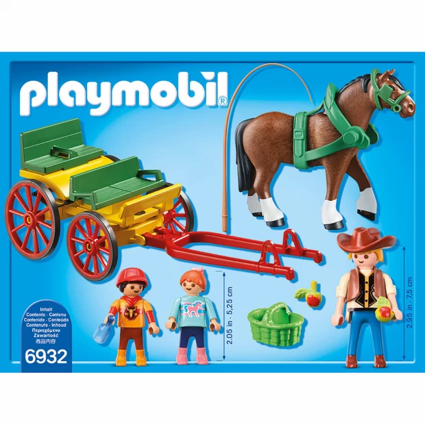 Конструктор Playmobil Конный клуб: Гужевая повозка - фото 2