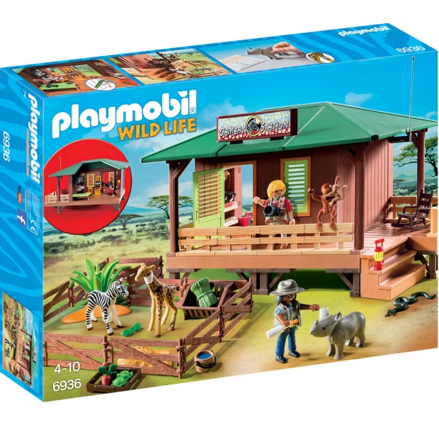 фото Африка: станция рейнджеров с зоной для животных playmobil