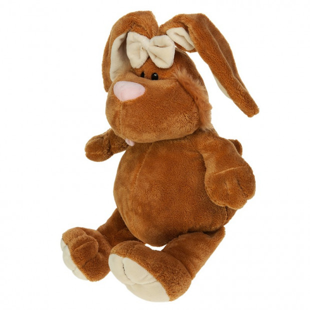 Мягкая игрушка Gulliver Кролик КОРИЧНЕВЫЙ сидячий, 40 см - купить в ...