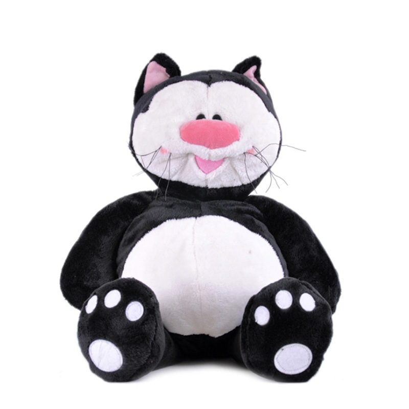 

Мягкая игрушка Gulliver Кот КОТЯ черный сидячий, 71 см, 7-43344