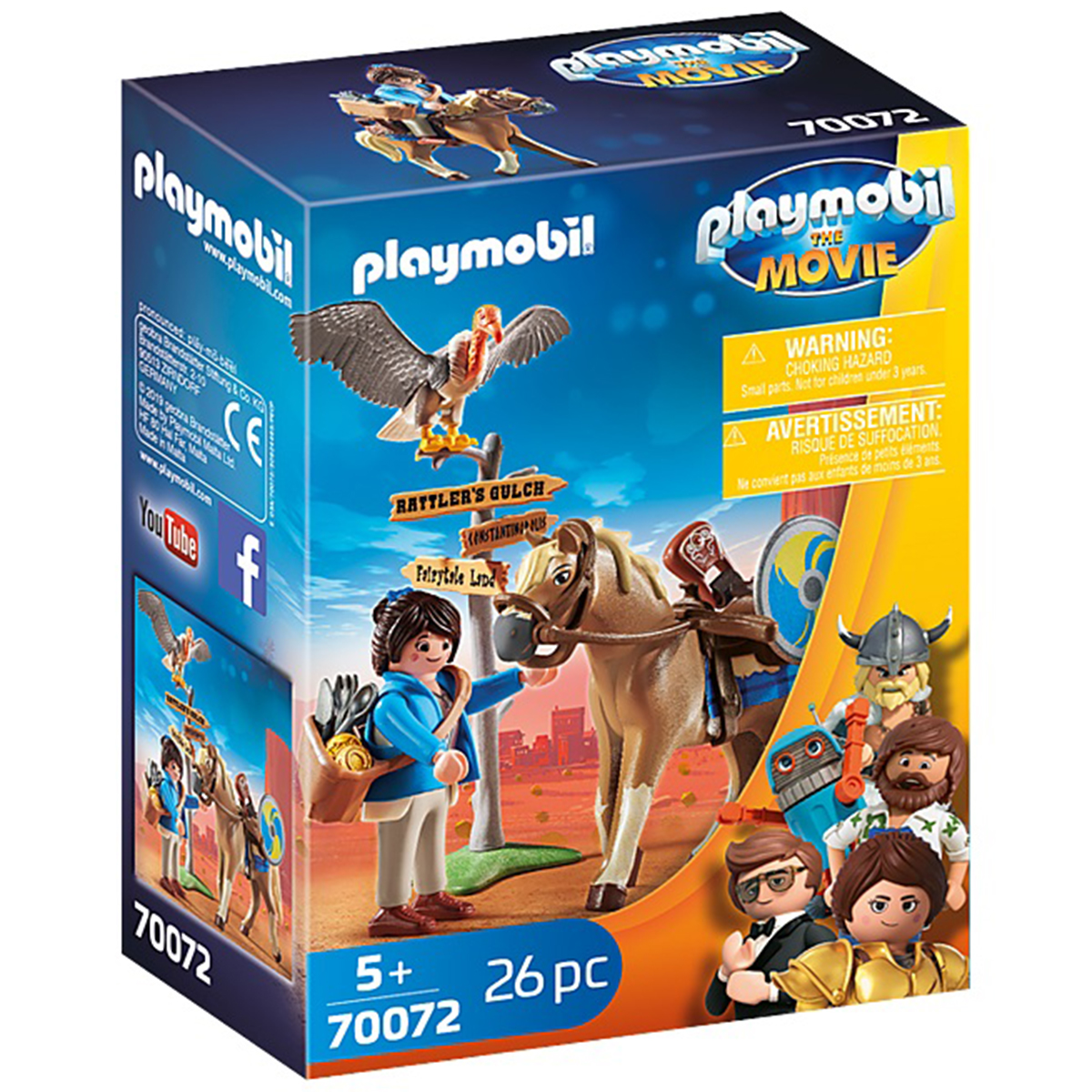 

Конструктор Playmobil Фильм: Марла с лошадью, 70072pm