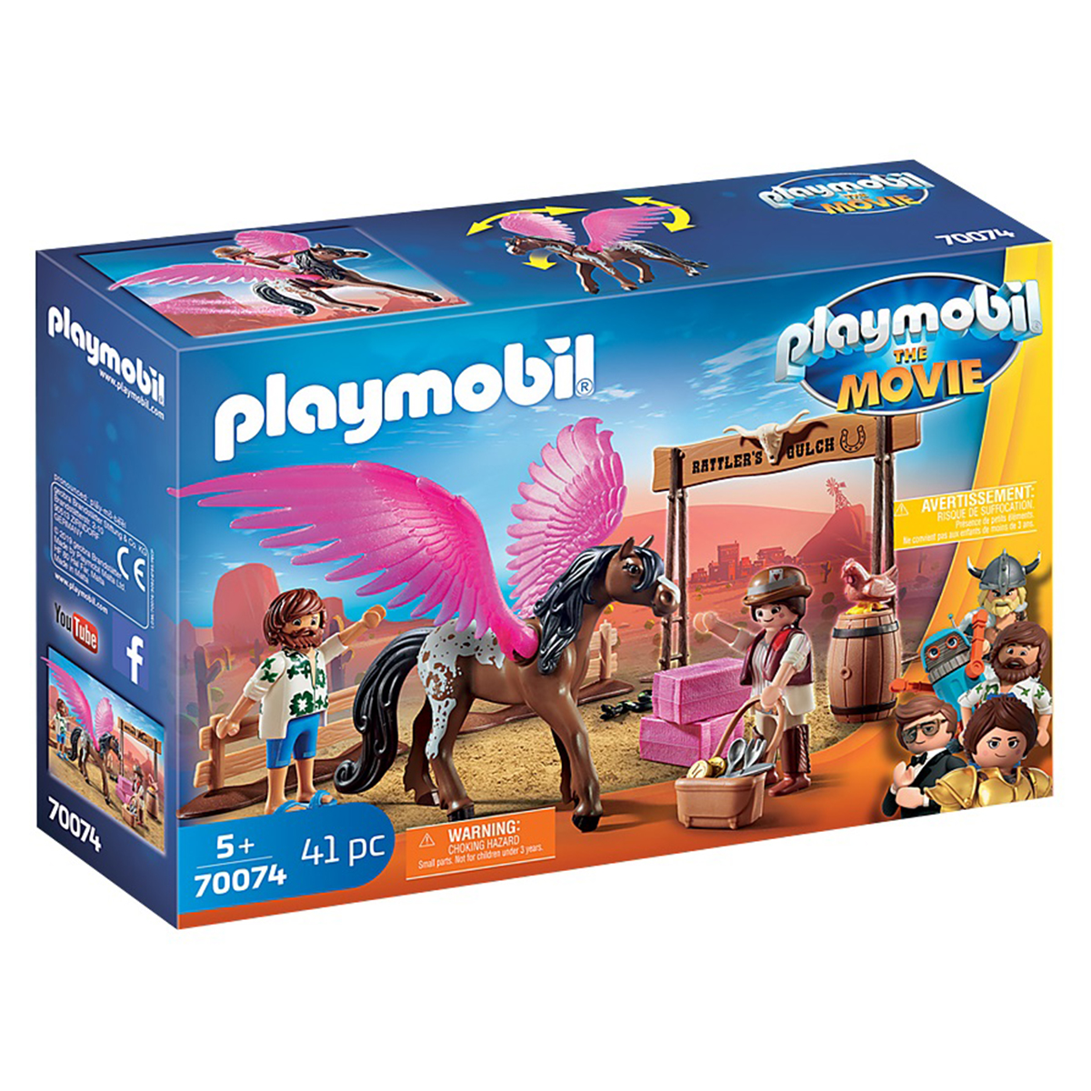 

Конструктор Playmobil Фильм: Марла и Дел с Пегасом, 70074pm